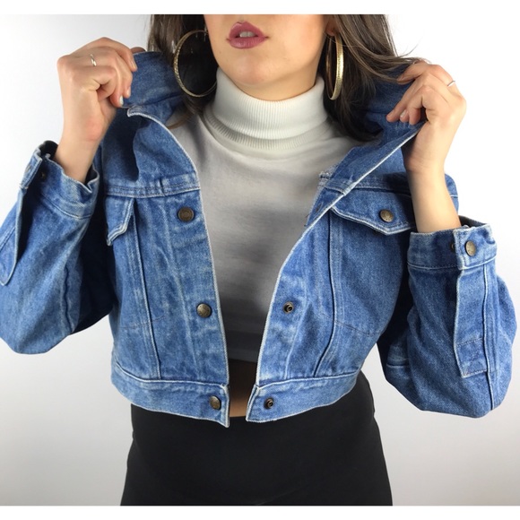 Calvin Klein Jackets & Blazers - *SOLD***CALVIN KLEIN SPORT cropped denim jacket